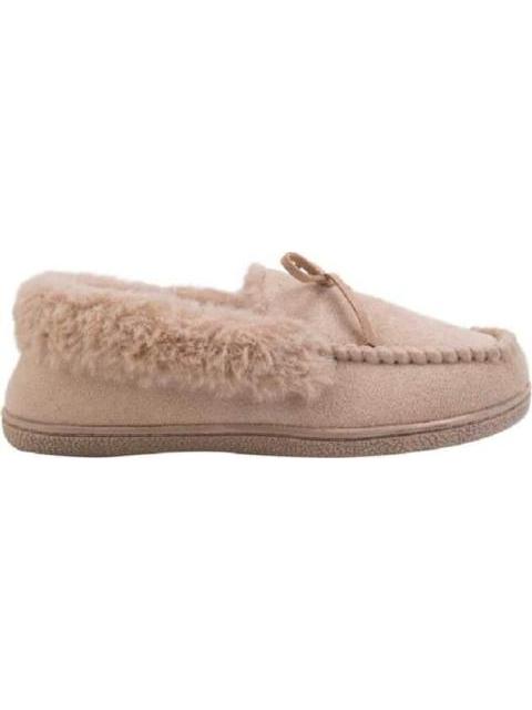 PANTUFLA DE PELUCHE CAMEL SHOSH CONFORT
