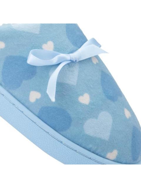 PANTUFLA DE PELUCHE AZUL SHOSH CONFORT