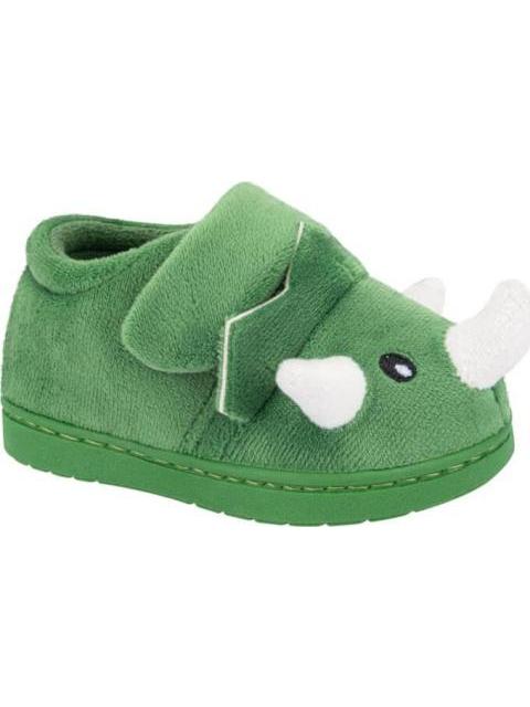 PANTUFLA DINOSAURIO VELCRO VERDE SCHATZ KIDS