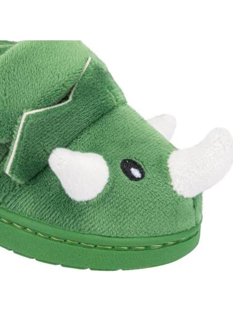 PANTUFLA DINOSAURIO VELCRO VERDE SCHATZ KIDS