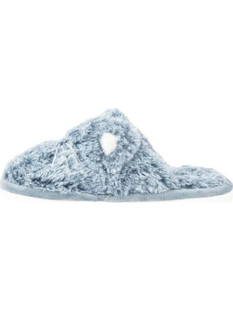 PANTUFLA GATO PELUCHE GRIS LOVE TO LOUNGE