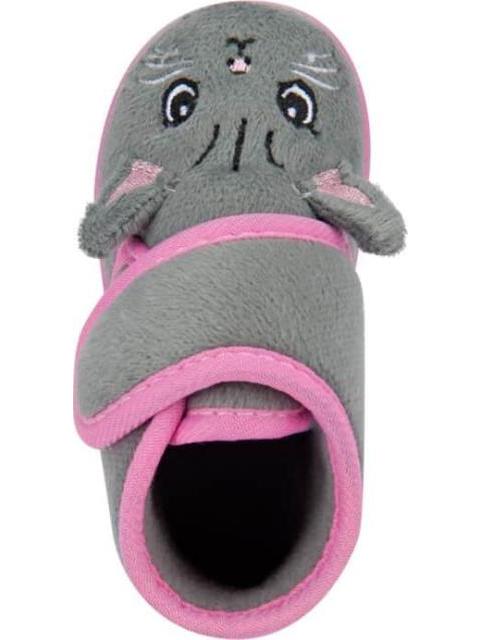 PANTUFLA GATO VELCRO GRIS VIVIS SHOES KIDS