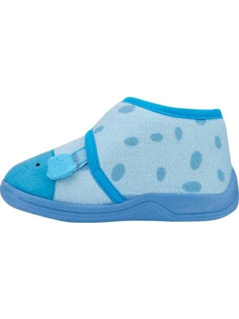 PANTUFLA JIRAFA VELCRO AZUL VIVIS SHOES KIDS