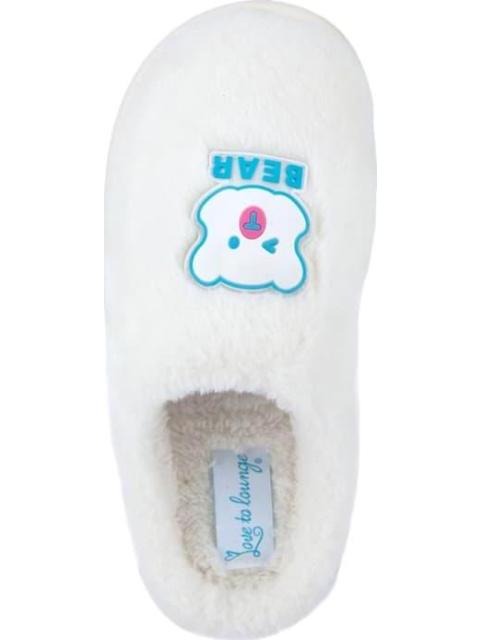 PANTUFLA OSO CON LUCES BLANCO LOVE TO LOUNGE
