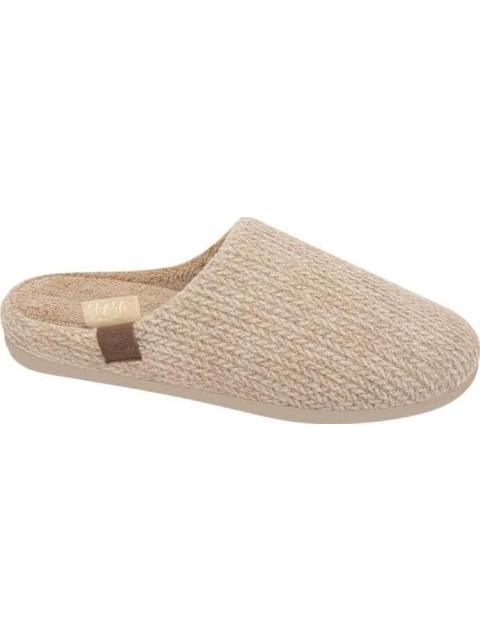 PANTUFLA PAÑO BEIGE SHOSH CONFORT