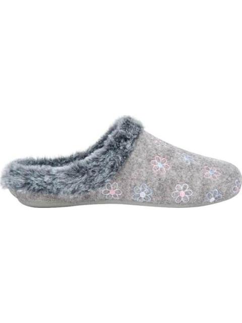 PANTUFLA PAÑO GRIS SHOSH CONFORT