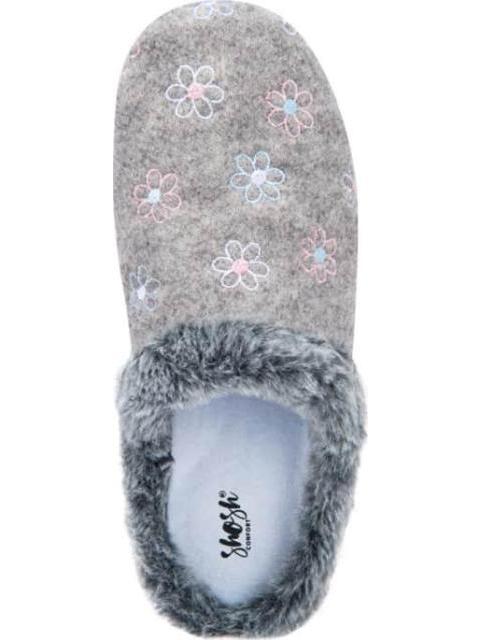 PANTUFLA PAÑO GRIS SHOSH CONFORT