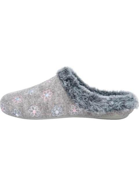 PANTUFLA PAÑO GRIS SHOSH CONFORT