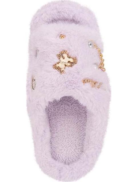 PANTUFLA PELUCHE LILA SHOSH CONFORT