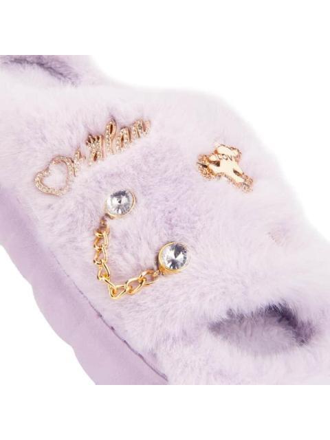PANTUFLA PELUCHE LILA SHOSH CONFORT