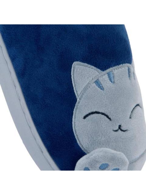 PANTUFLA GATO AZUL LOVE TO LOUNGE