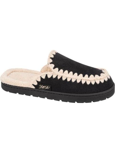 PANTUFLA TEJIDO NEGRO SHOSH CONFORT