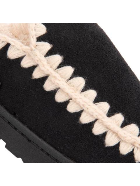 PANTUFLA TEJIDO NEGRO SHOSH CONFORT