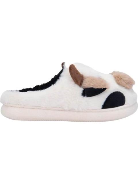 PANTUFLA VACA BLANCO/NEGRO LOVE TO LOUNGE