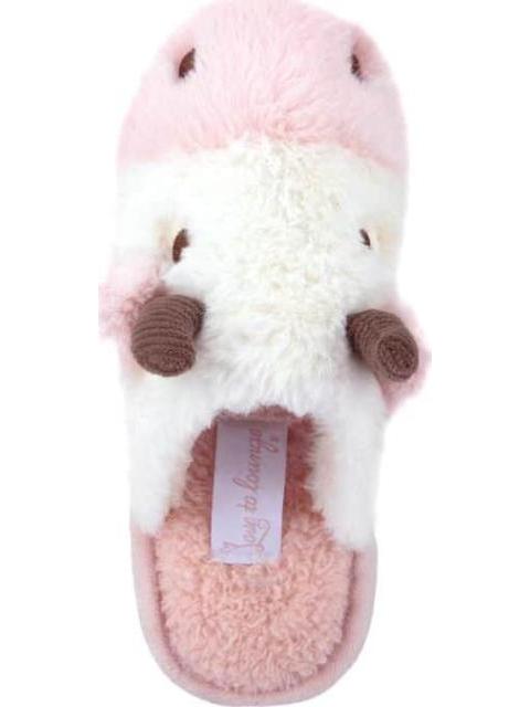 PANTUFLA VACA PELUCHE ROSA LOVE TO LOUNGE