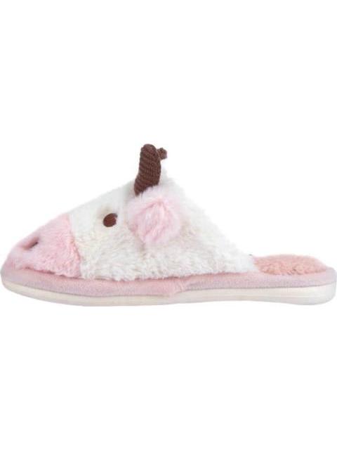 PANTUFLA VACA PELUCHE ROSA LOVE TO LOUNGE