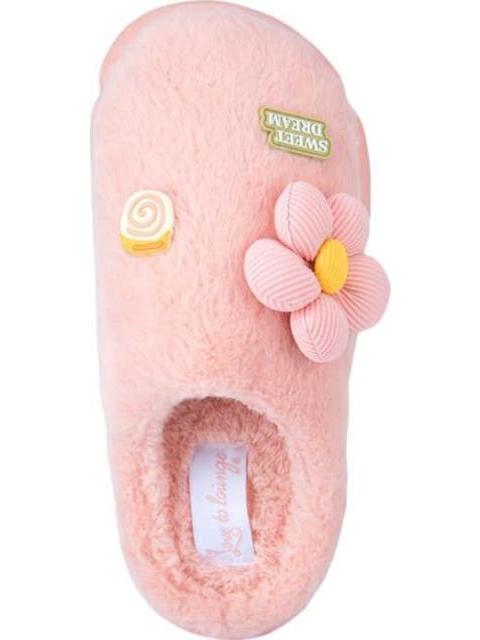 PANTUFLA ZUECA FLORES ROSA LOVE TO LOUNGE