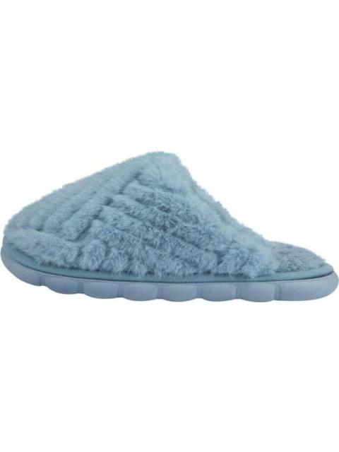PANTUFLA ZUECO PELUCHE AZUL LOVE TO LOUNGE