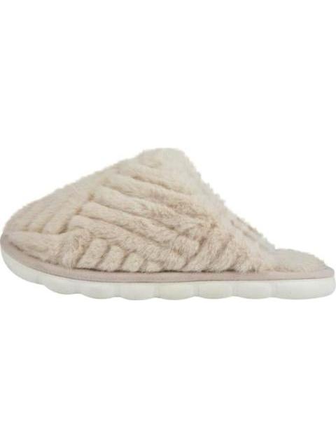 PANTUFLA ZUECO PELUCHE BEIGE LOVE TO LOUNGE