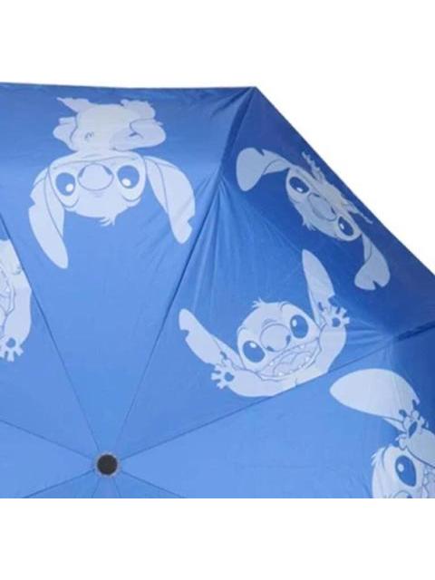 PARAGUAS PLEGABLE STITCH AZUL STITCH