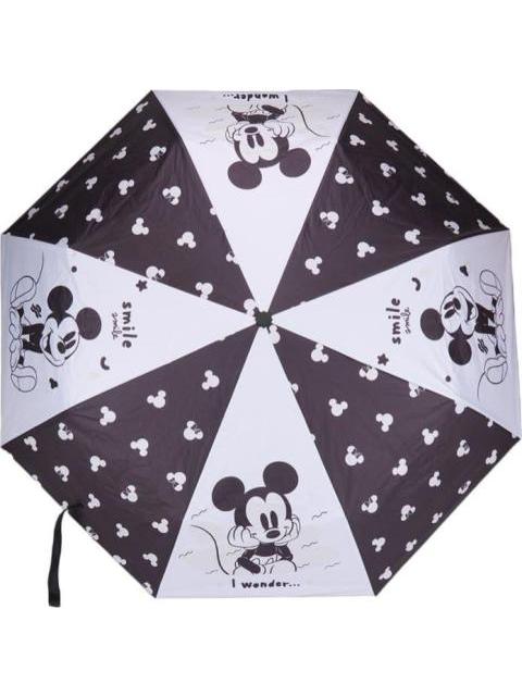 PARAGUAS PORTATIL MICKEY BLANCO/NEGRO MICKEY