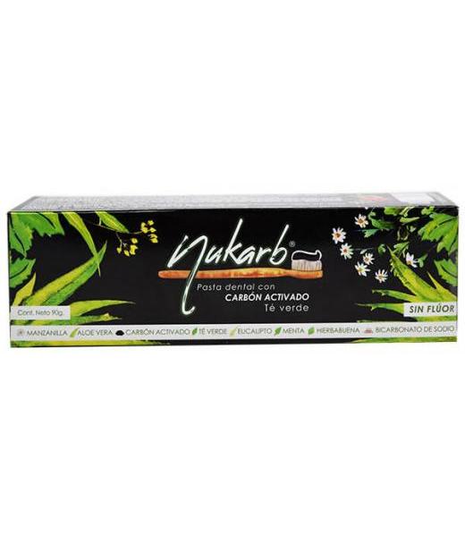 PASTA DENTAL CON CARBON ACTIVADO 90 G NUKARB
