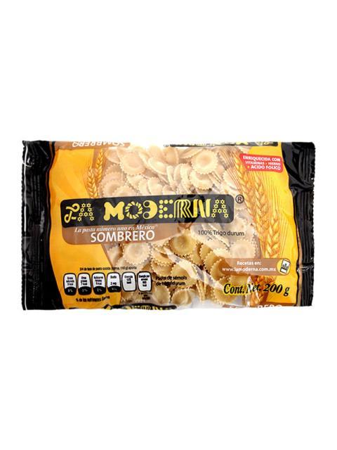 PASTA PARA SOPA LA MODERNA SOMBRERO 200 GRAMOS