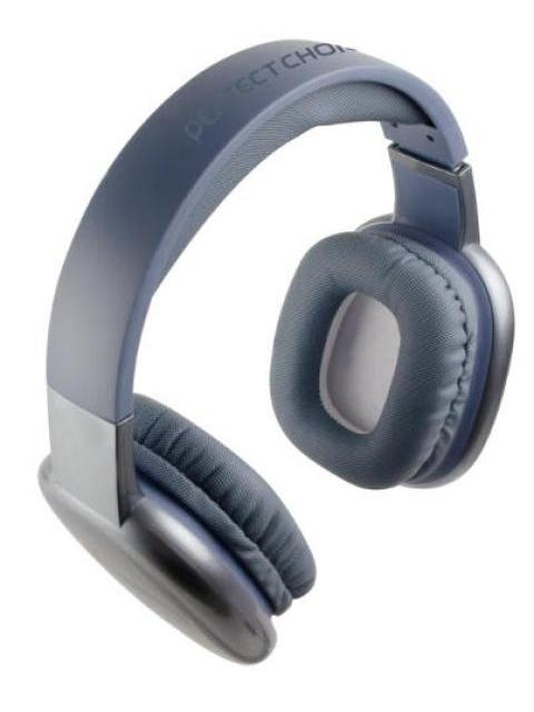 PERFECT CHOICE AUDIFONOS CLOUD BLUETOOTH INALAMBRICO USB-C AZUL
