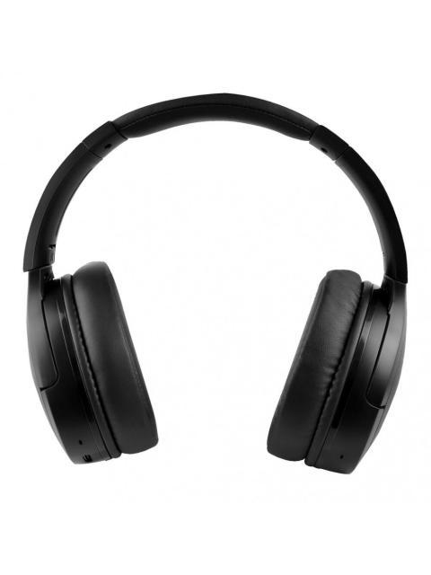 PERFECT CHOICE AUDIFONOS CON MICROFONO AROUNDY BLUETOOTH INALAMBRICO NEGRO