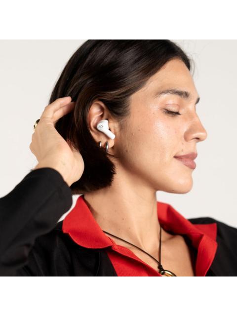 PERFECT CHOICE AUDIFONOS INTRAURICULARES CON MICROFONO INTUNE INALAMBRICO BLUETOOTH USB-C BEIGE