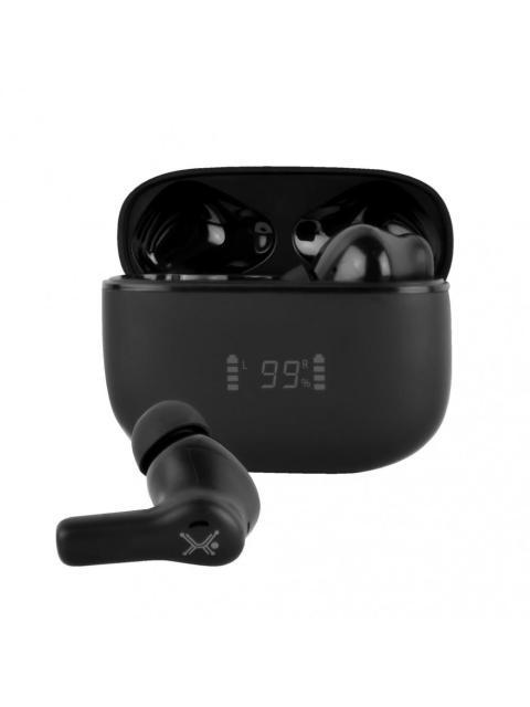 PERFECT CHOICE AUDIFONOS INTRAURICULARES CON MICROFONO INTUNE INALAMBRICO BLUETOOTH USB-C NEGRO
