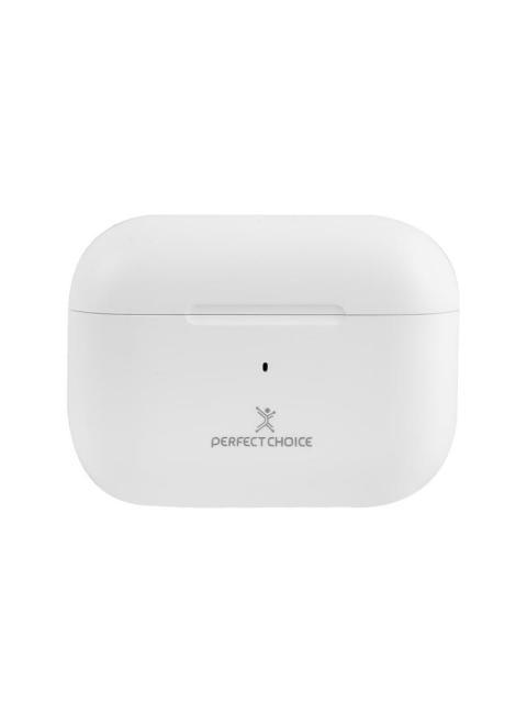PERFECT CHOICE AUDIFONOS INTRAURICULARES CON MICROFONO PC-117193 INALAMBRICO BLUETOOTH BLANCO