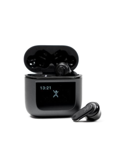PERFECT CHOICE AUDIFONOS INTRAURICULARES CON MICROFONO SONOR INALAMBRICO BLUETOOTH NEGRO