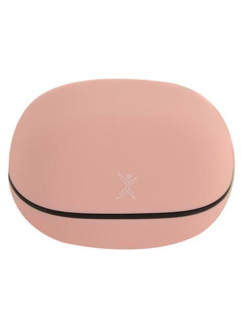 PERFECT CHOICE AUDIFONOS INTRAURICULARES CON MICROFONO TWS MINI TINY BEATS INALAMBRICO BLUETOOTH USB-C ROSA