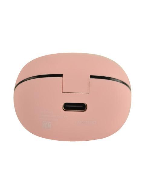 PERFECT CHOICE AUDIFONOS INTRAURICULARES CON MICROFONO TWS MINI TINY BEATS INALAMBRICO BLUETOOTH USB-C ROSA