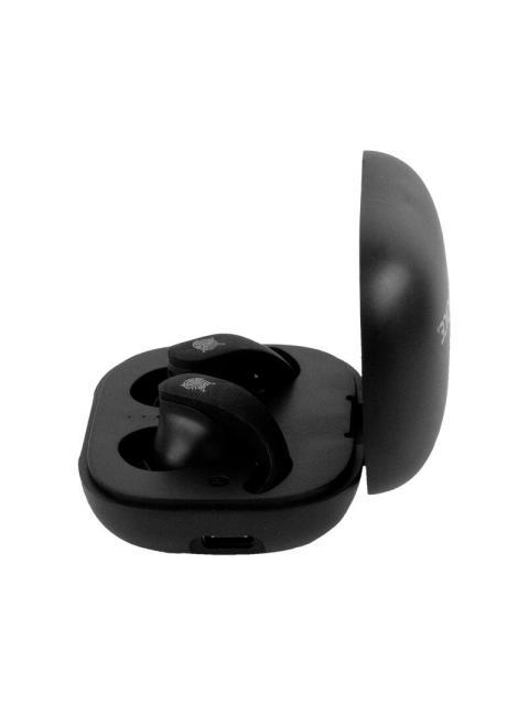 PERFECT CHOICE AUDIFONOS INTRAURICULARES DEPORTIVOS CON MICROFONO STRIVE INALAMBRICO BLUETOOTH USB-C NEGRO
