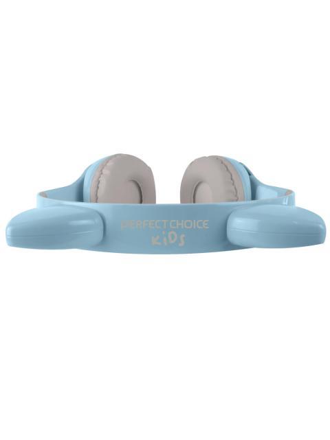 PERFECT CHOICE AUDIFONOS PARA NINOS CATTO BLUETOOTH ALAMBRICO-INALAMBRICO 3.5MM AZUL