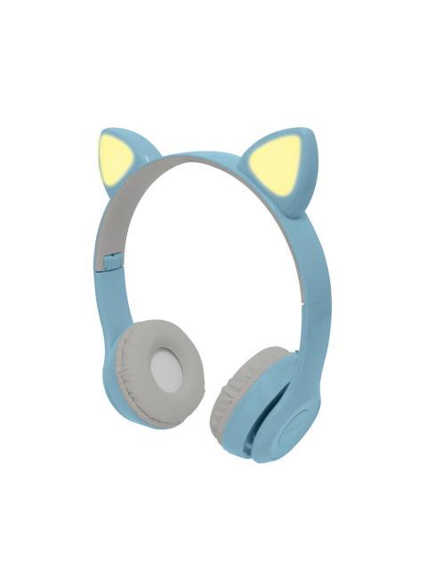 PERFECT CHOICE AUDIFONOS PARA NINOS CATTO BLUETOOTH ALAMBRICO-INALAMBRICO 3.5MM AZUL