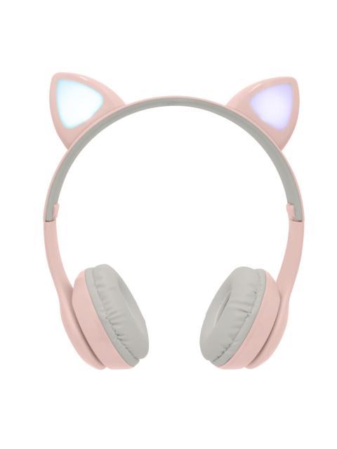 PERFECT CHOICE AUDIFONOS PARA NINOS CATTO BLUETOOTH ALAMBRICO-INALAMBRICO 3.5MM ROSA