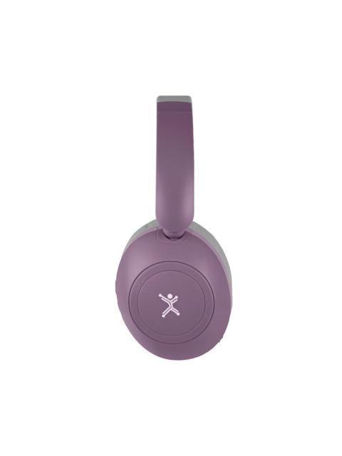 PERFECT CHOICE AUDIFONOS SOUNDIA BLUETOOTH INALAMBRICO USB-C MORADO