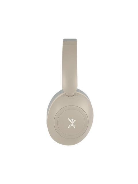 PERFECT CHOICE AUDIFONOS SOUNDIA BLUETOOTH INALAMBRICO USB-C TAUPE