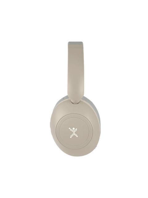 PERFECT CHOICE AUDIFONOS SOUNDIA BLUETOOTH INALAMBRICO USB-C TAUPE