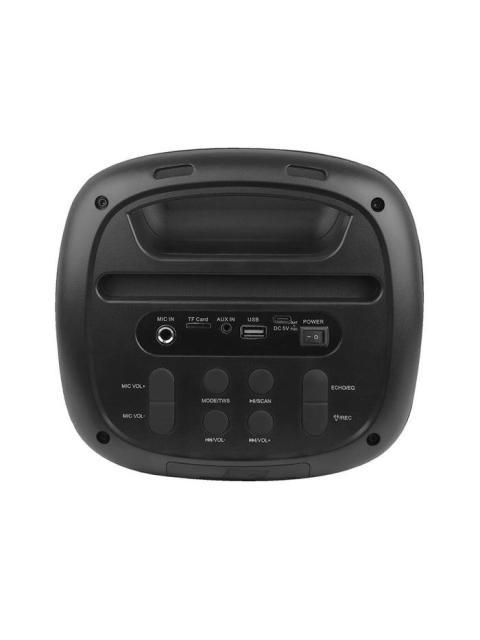 PERFECT CHOICE BOCINA PORTATIL MINIGLOW BLUETOOTH INALAMBRICO 30W RMS 2000W PMPO NEGRO