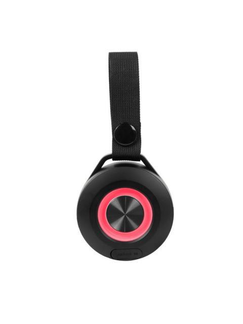 PERFECT CHOICE BOCINA PORTATIL RGB HANDY BLUETOOTH INALAMBRICO 5W RMS USB NEGRO