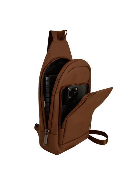 PERFECT CHOICE BOLSO CRUZADO DE POLIESTER PC-085027 19 X 13 X 28.8 CM AVELLANA