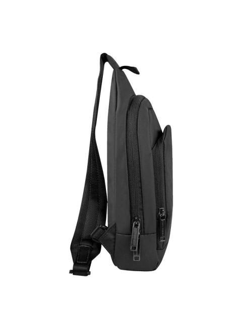 PERFECT CHOICE BOLSO CRUZADO DE POLIESTER PC-085041 19 X 13 X 28.8 CM NEGRO