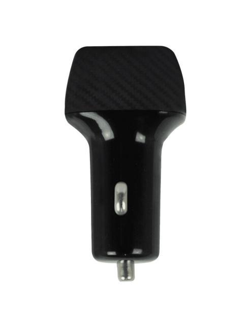 PERFECT CHOICE CARGADOR PARA AUTO PC-240884 24V 1X USB-C 1X USB-A NEGRO