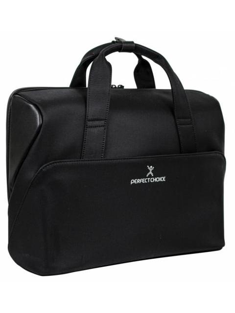 PERFECT CHOICE MALETIN PORTAFOLIO DE POLIESTER YUGEN PARA LAPTOP 15.6 NEGRO