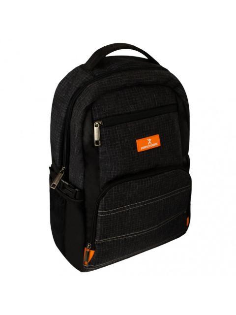 PERFECT CHOICE MOCHILA DE POLIESTER GLITCH PARA LAPTOP 15.6 NEGRO