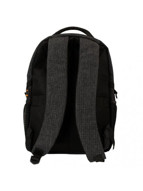 PERFECT CHOICE MOCHILA DE POLIESTER GLITCH PARA LAPTOP 15.6 NEGRO